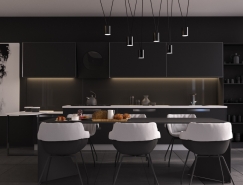 33個黑色風格餐廳裝修設計